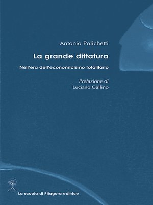 cover image of La grande dittatura